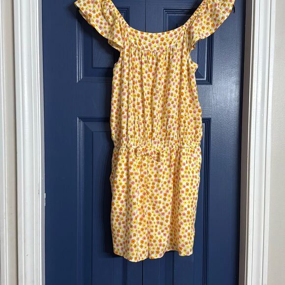 Cat & Jack Floral Romper Size 10/12 - Picture 1 of 3